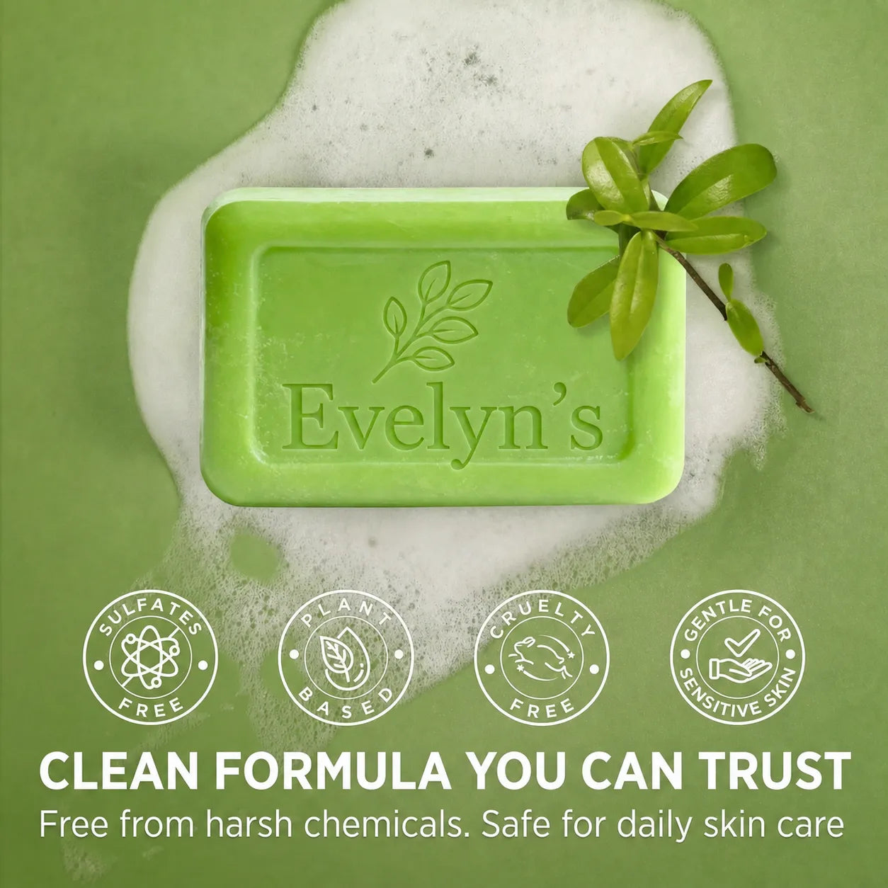Evelyn’s Herbal Co. soap being made