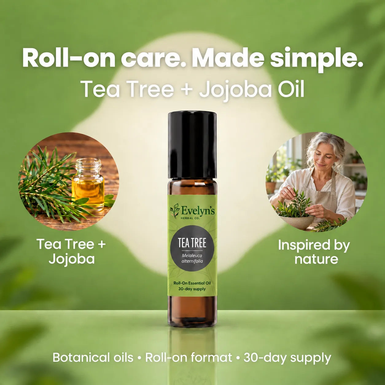 Evelyn’s Herbal Co. roll-on being made